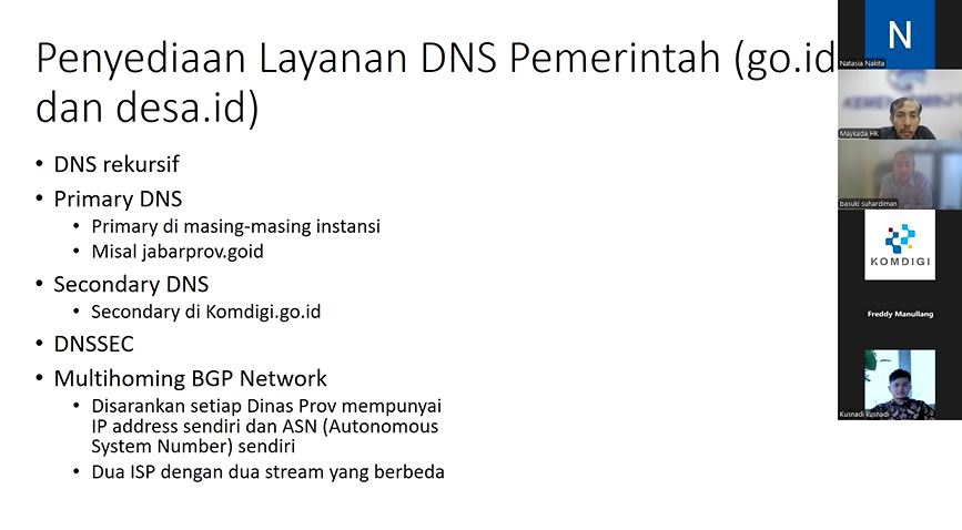 Layanan DNS Pemerintah Disiapkan untuk Perkuat Keandalan Domain Pemerintah